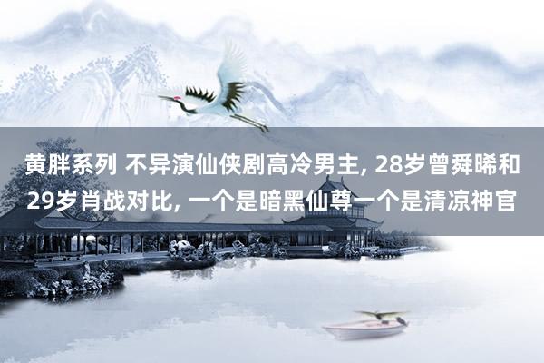 黄胖系列 不异演仙侠剧高冷男主， 28岁曾舜晞和29岁肖战对比， 一个是暗黑仙尊一个是清凉神官